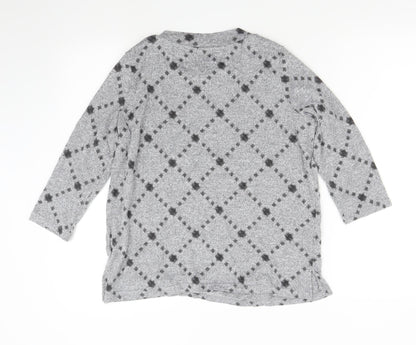 Womens UK Size 12 M&S Grey Pullover Jumper
