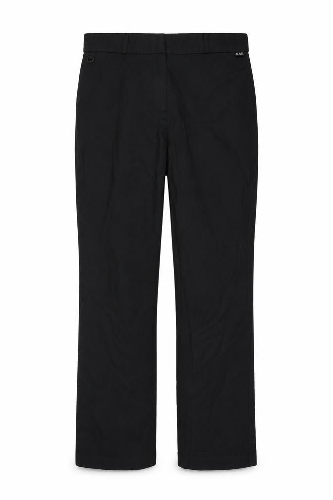 Front view of Incorporate women’s black trousers, size UK 8, 30-inch leg