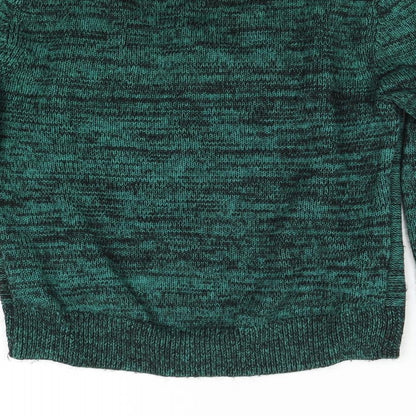 Womens UK Size 4 H&M Green Pullover Jumper