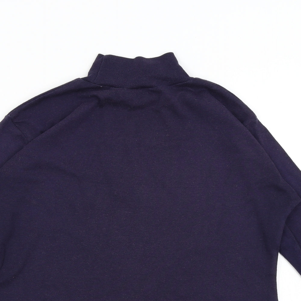 Womens UK Size M Poppy Purple Pullover Jumper