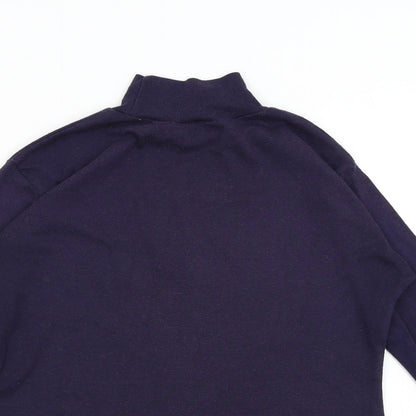 Womens UK Size M Poppy Purple Pullover Jumper