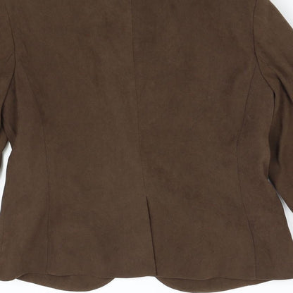 Womens UK Size 12 Evie Regular Brown Suit Jacket