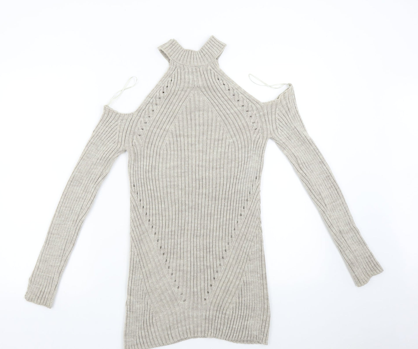 Womens UK Size 8 Select Beige Pullover Jumper