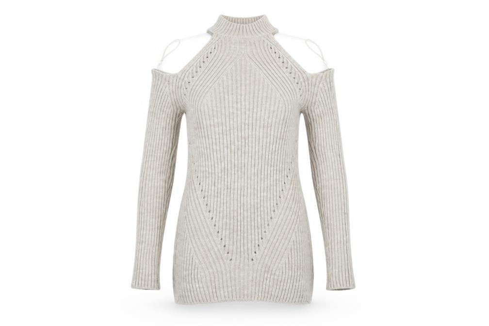 Womens UK Size 8 Select Beige Pullover Jumper
