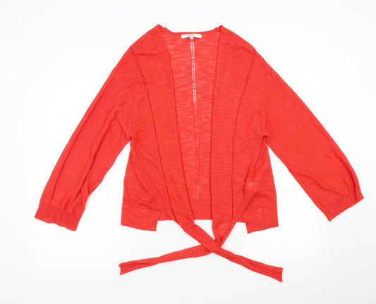 Womens UK Size S NEXT Red Cardigan Jumper