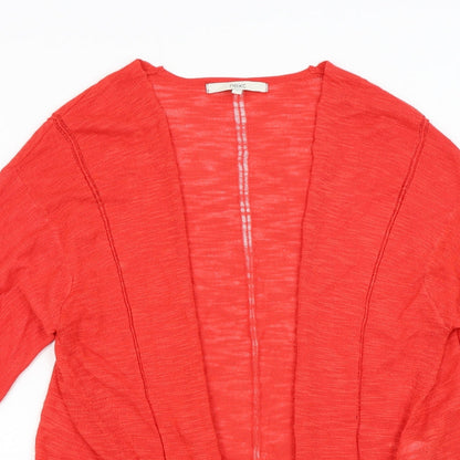 Womens UK Size S NEXT Red Cardigan Jumper