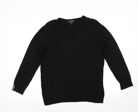 Womens UK Size 18 Dorothy Perkins Black Pullover Jumper