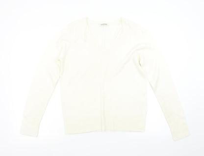 George Womens Ivory  Knit Pullover Jumper Size 14