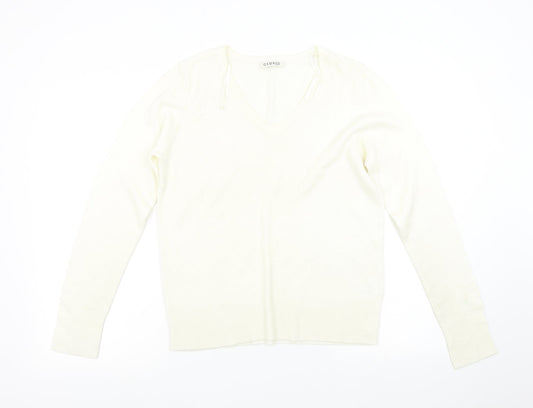 George Womens Ivory  Knit Pullover Jumper Size 14