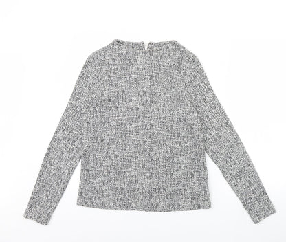 Womens UK Size 10 M&s Black Pullover Jumper