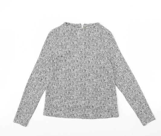 Womens UK Size 10 M&s Black Pullover Jumper