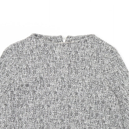 Womens UK Size 10 M&s Black Pullover Jumper