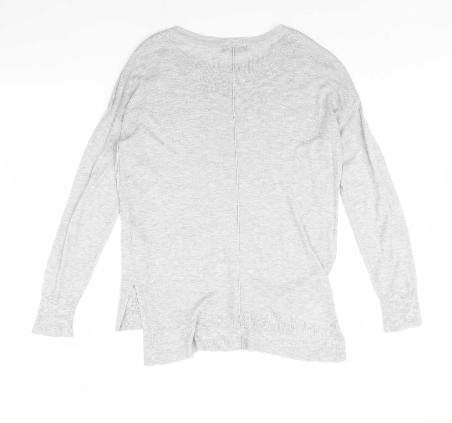Womens UK Size 10 New Look Grey Pullover Jumper