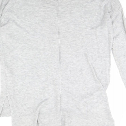 Womens UK Size 10 New Look Grey Pullover Jumper