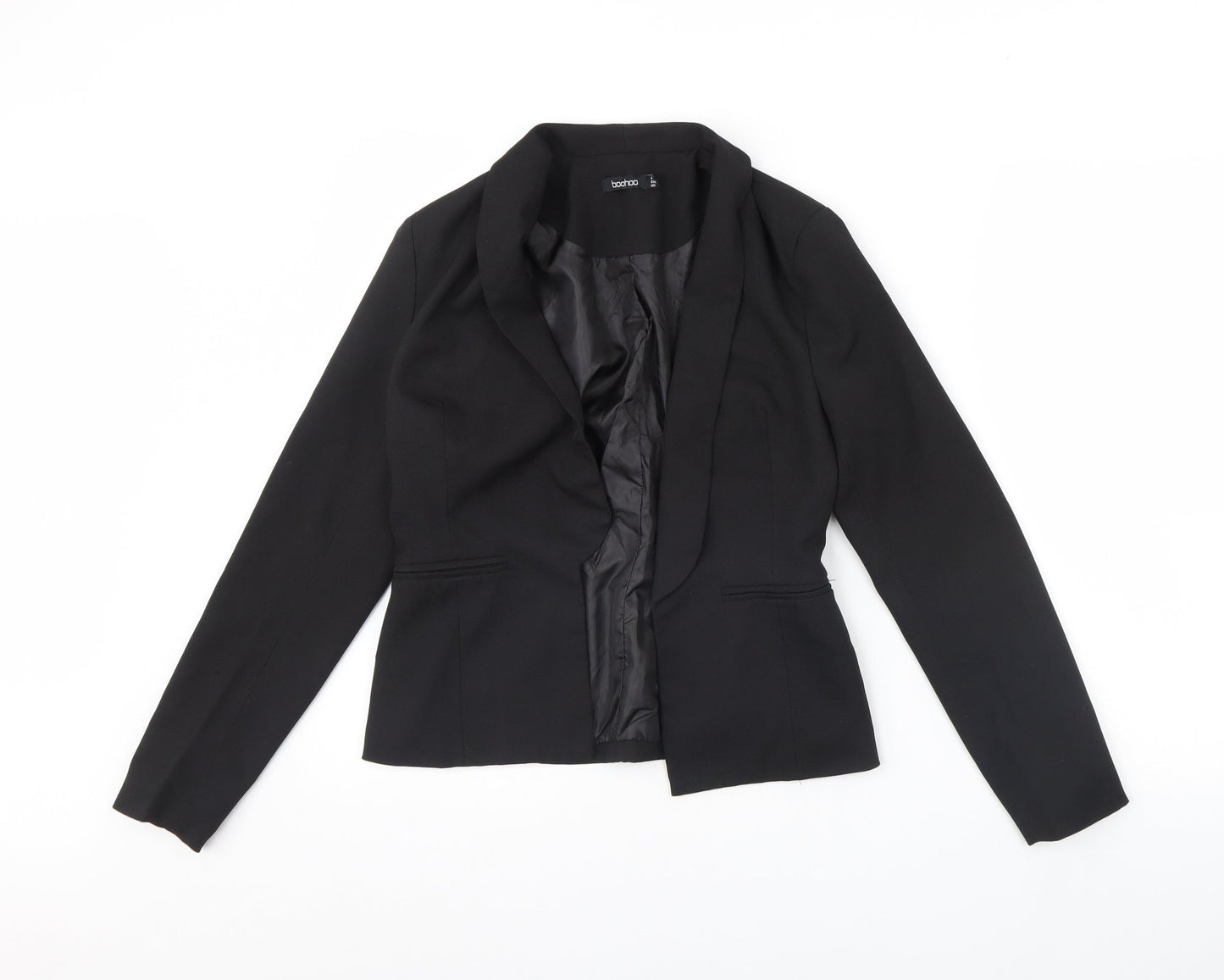 Womens UK Size 8 Boohoo Black Jacket