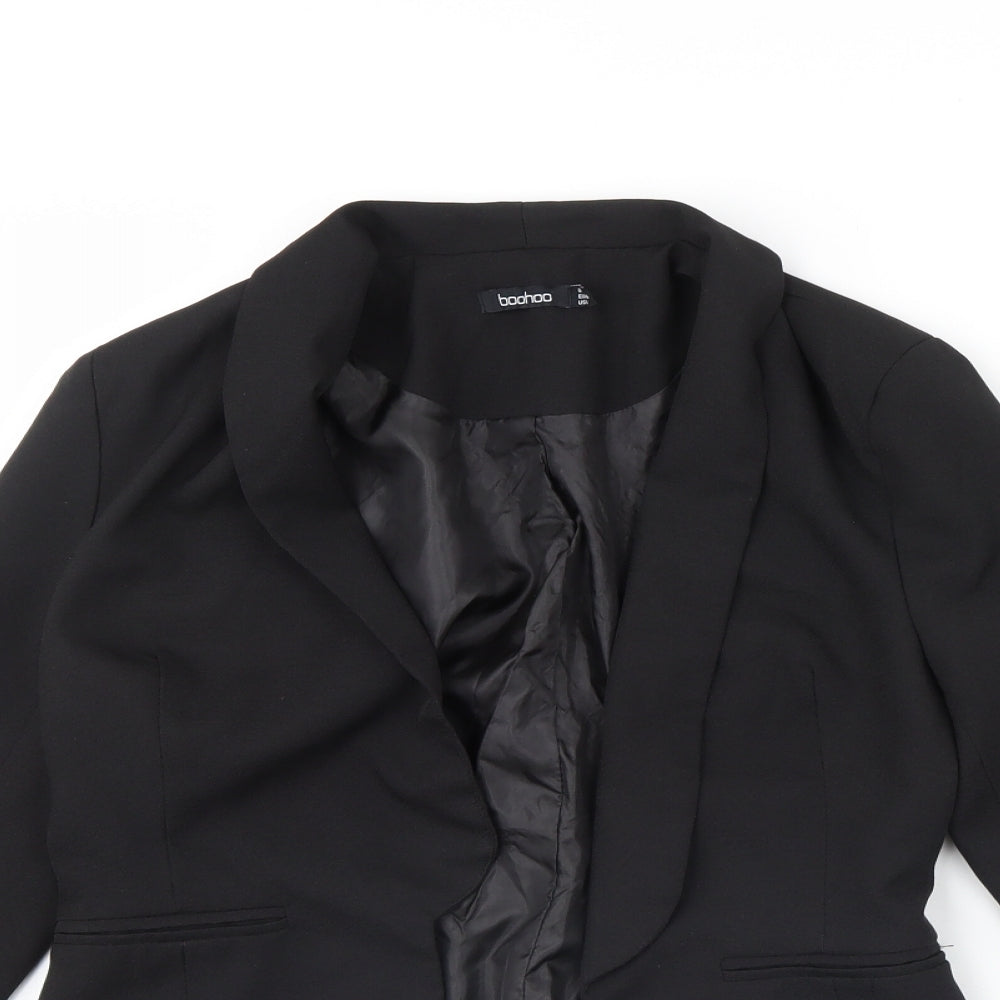 Womens UK Size 8 Boohoo Black Jacket