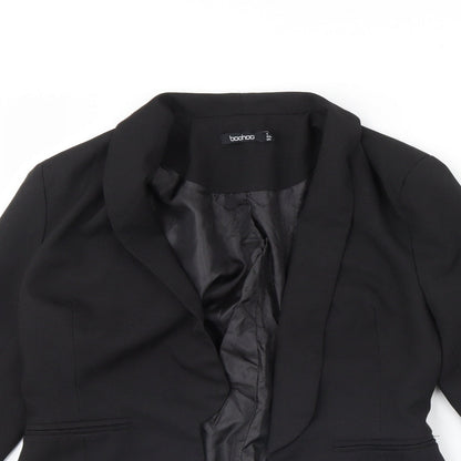 Womens UK Size 8 Boohoo Black Jacket