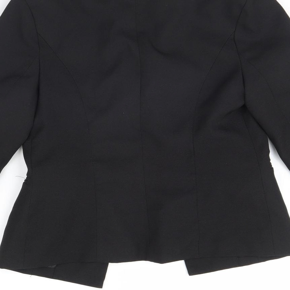 Womens UK Size 8 Boohoo Black Jacket