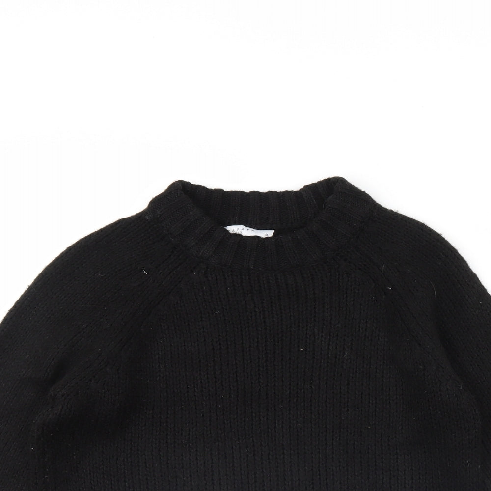 Papaya Womens Black   Pullover Jumper Size M