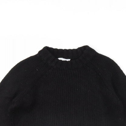 Papaya Womens Black   Pullover Jumper Size M