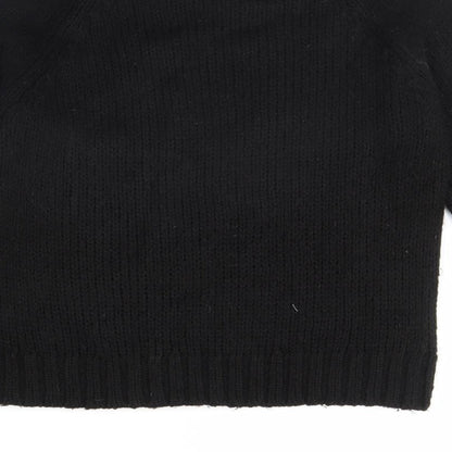 Papaya Womens Black   Pullover Jumper Size M