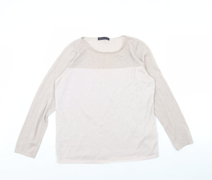 Womens UK Size 16 M&s Pink Pullover Jumper
