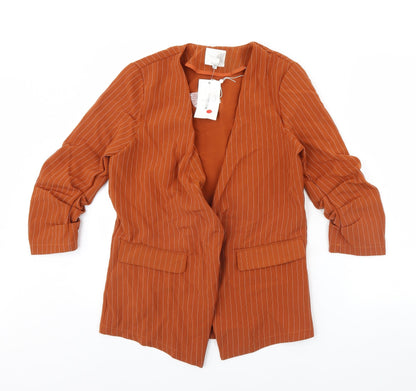 Womens UK Size S Villa Brown Jacket