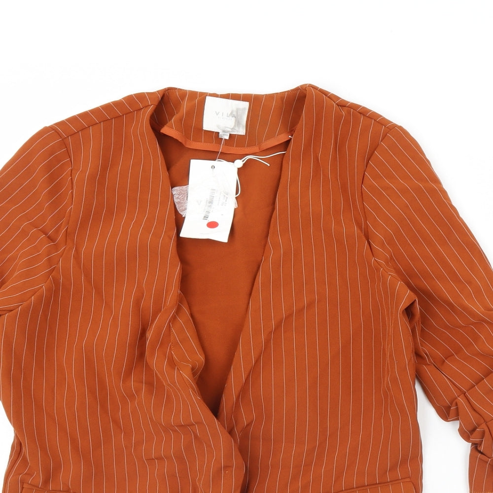 Womens UK Size S Villa Brown Jacket
