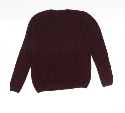 Topman Mens Red   Pullover Jumper Size M