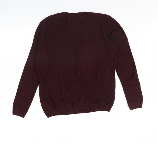 Topman Mens Red   Pullover Jumper Size M