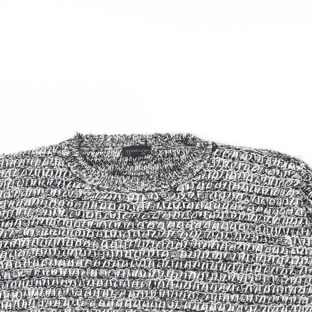 Womens UK Size 14 Topshop Blue Pullover Jumper