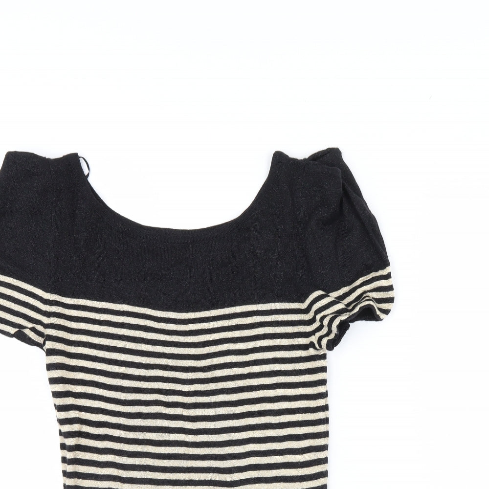 Womens UK Size 12 NEXT Beige Basic Blouse