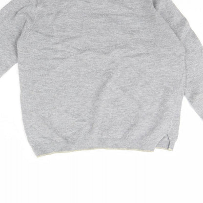 Zara Girls Grey   Pullover Jumper Size 8 Years