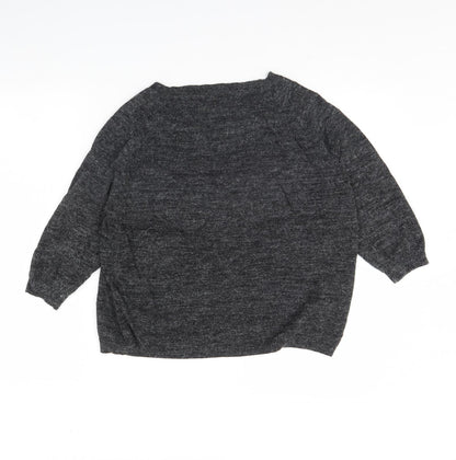 Womens UK Size 12 M&s Grey Pullover Jumper