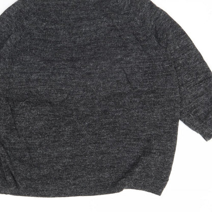 Womens UK Size 12 M&s Grey Pullover Jumper