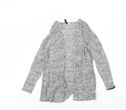 Womens UK Size S Divided Grey Cardigan Jumper