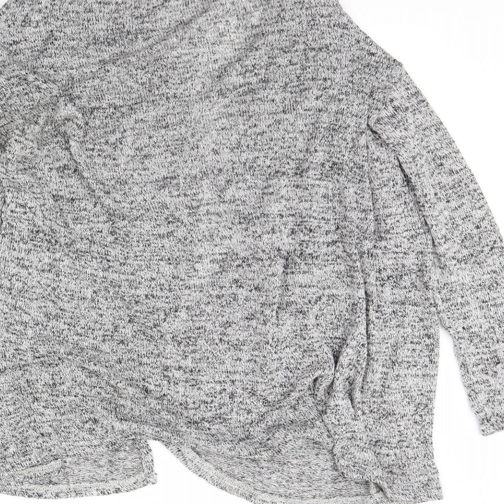 Womens UK Size S Divided Grey Cardigan Jumper