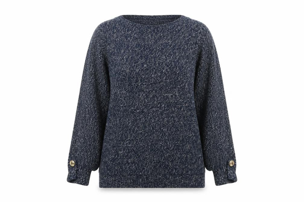 Womens UK Size 12 M&s Blue Pullover Jumper