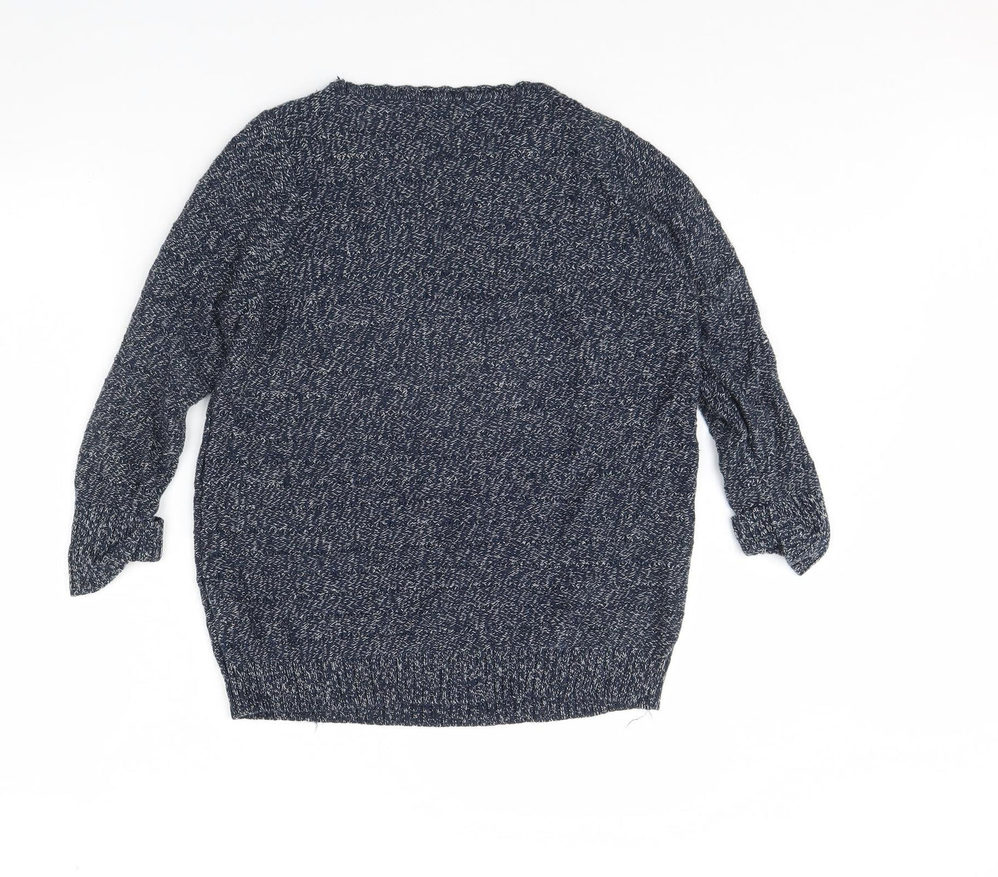 Womens UK Size 12 M&s Blue Pullover Jumper