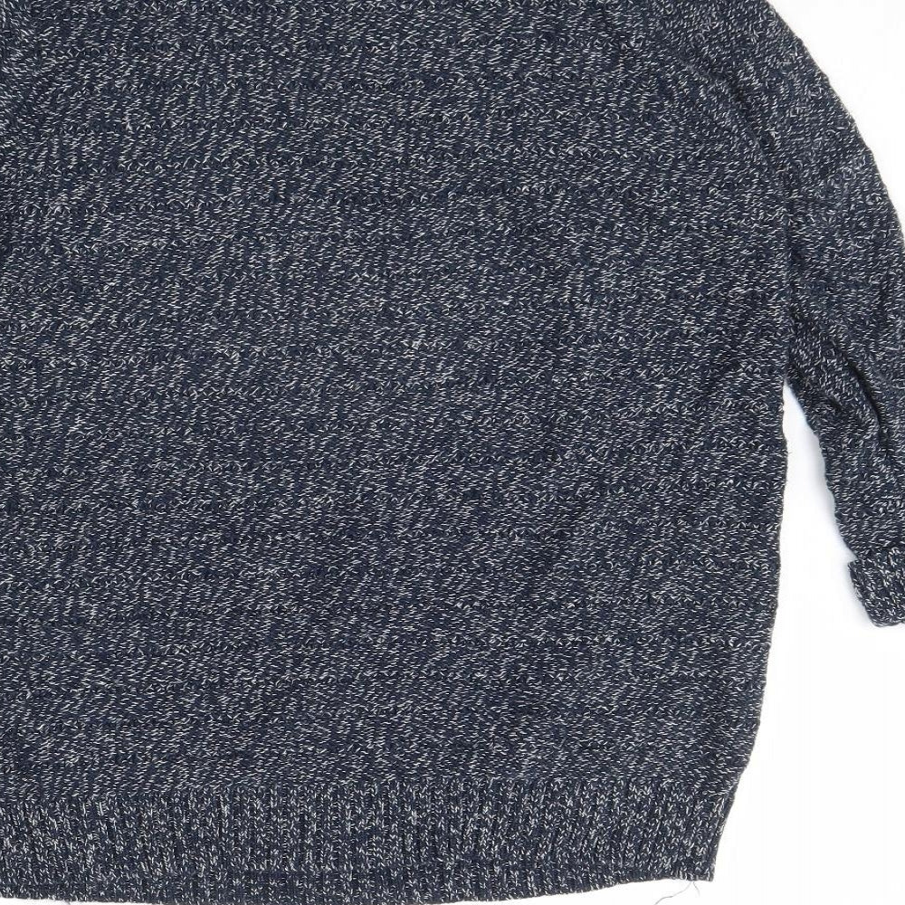 Womens UK Size 12 M&s Blue Pullover Jumper