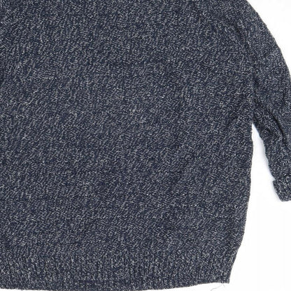 Womens UK Size 12 M&s Blue Pullover Jumper