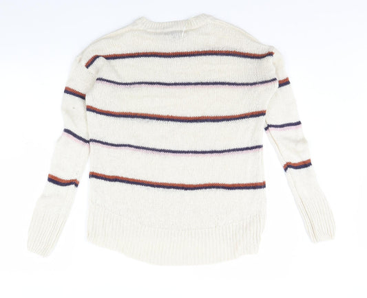 Womens UK Size S New Look Ivory Pullover Jumper