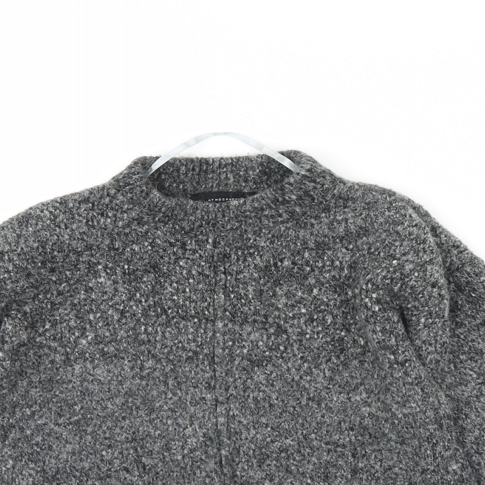 Womens UK Size 8 Atmosphere Grey Pullover Jumper