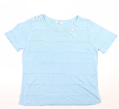 Marks and Spencer Mens Blue    T-Shirt Size 14