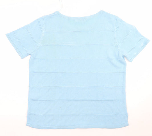 Marks and Spencer Mens Blue    T-Shirt Size 14