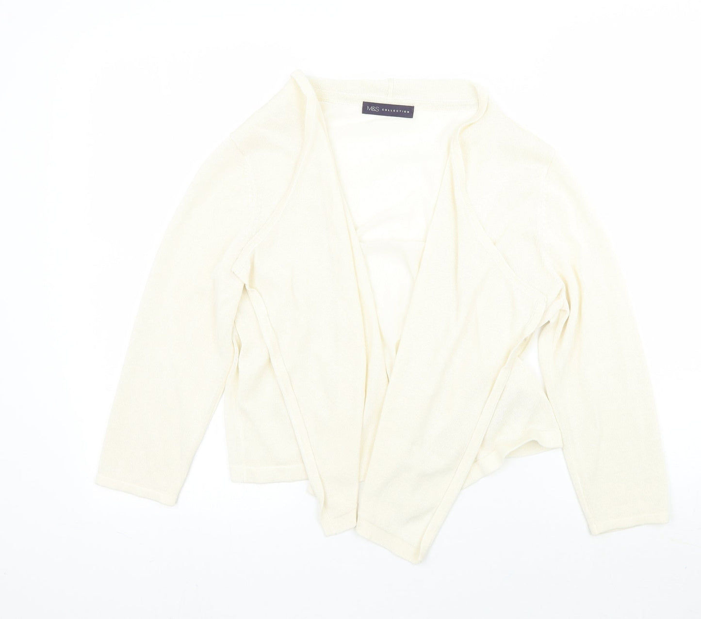 Womens UK Size  Marks and Spencer Ivory Cardigan Jumper