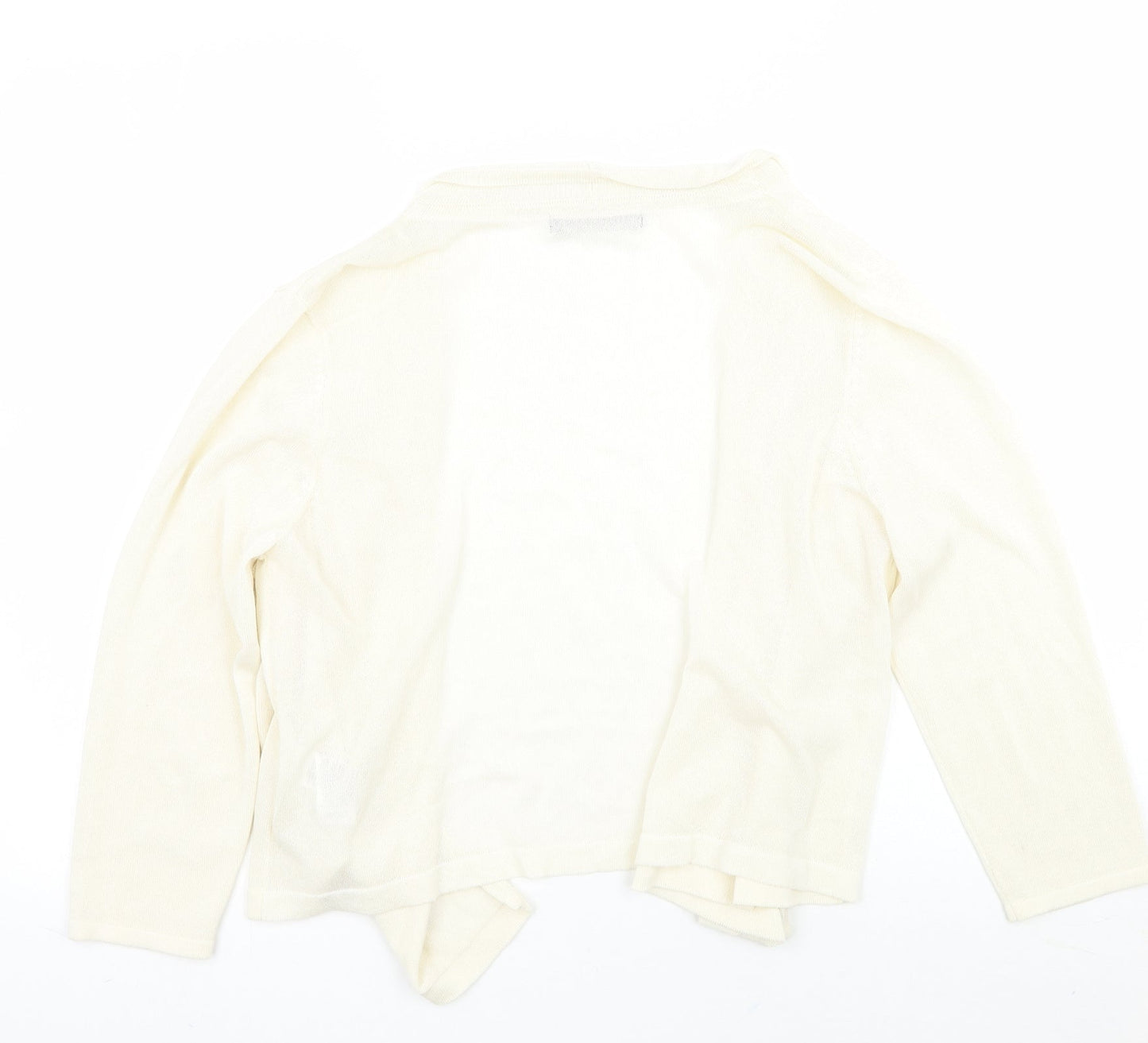 Womens UK Size  Marks and Spencer Ivory Cardigan Jumper