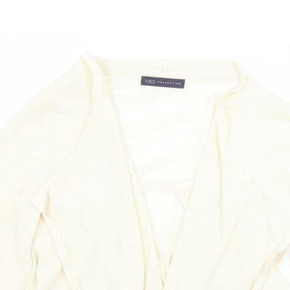 Womens UK Size  Marks and Spencer Ivory Cardigan Jumper