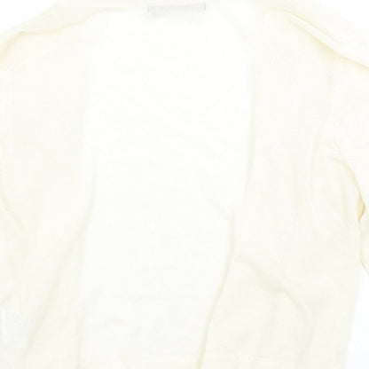 Womens UK Size  Marks and Spencer Ivory Cardigan Jumper