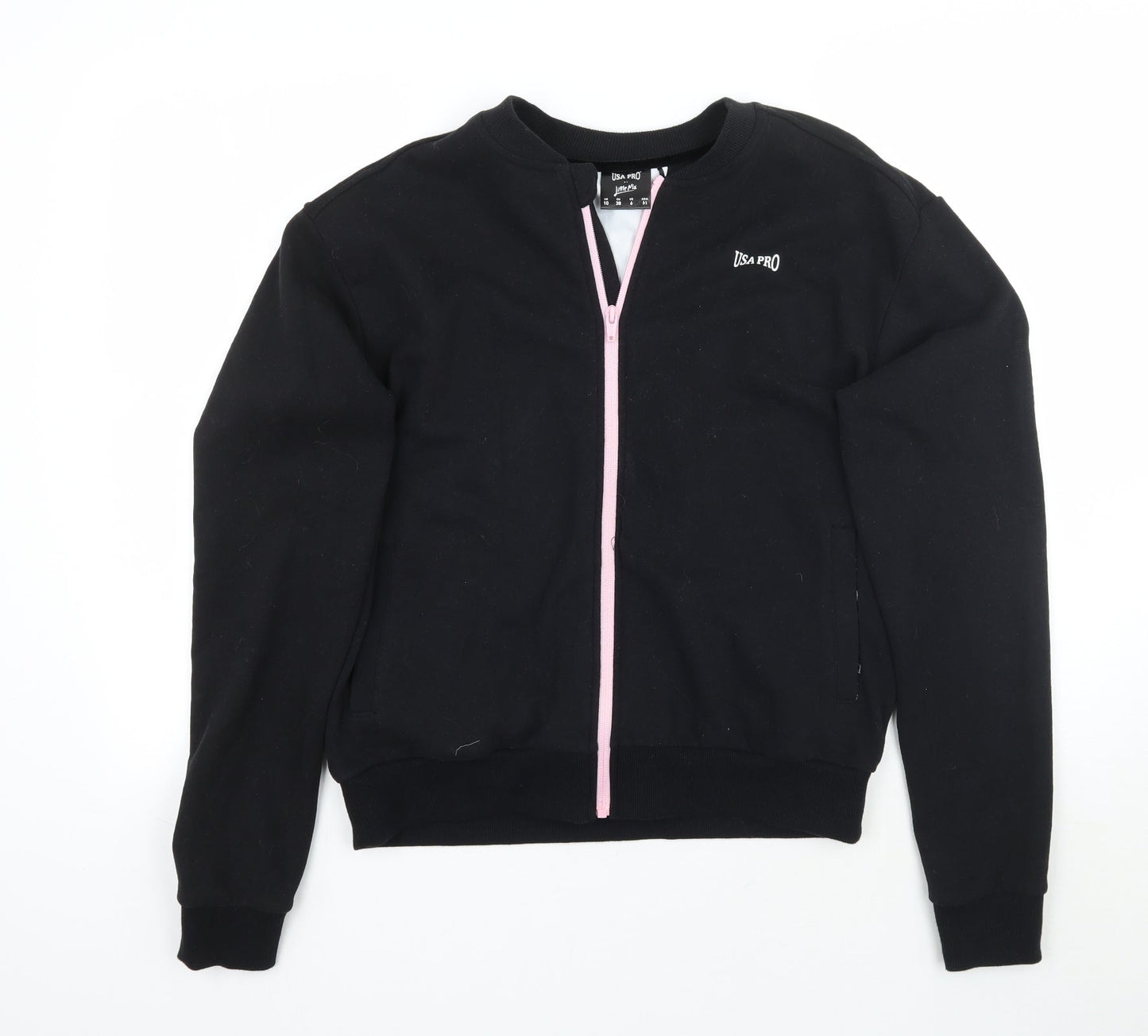 Womens UK Size 10 USA Pro Black Jacket